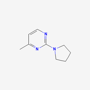 4-Methyl-2-pyrrolidin-1-ylpyrimidine