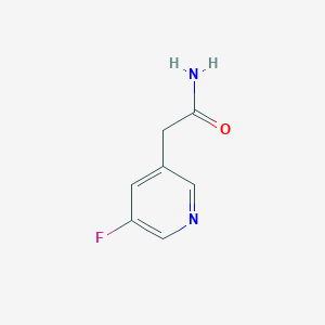 molecular formula C7H7FN2O B2692226 2-(5-fluoropyridin-3-yl)acetamide CAS No. 39891-23-1