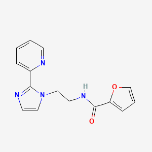 N-(2-(2-(pyridin-2-yl)-1H-imidazol-1-yl)ethyl)furan-2-carboxamide