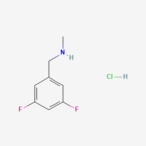 1-(3,5-Difluorophenyl)-N-methylmethanamine HCl