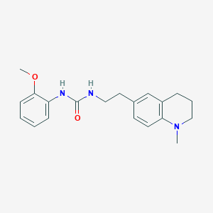 1-(2-Methoxyphenyl)-3-(2-(1-methyl-1,2,3,4-tetrahydroquinolin-6-yl)ethyl)urea
