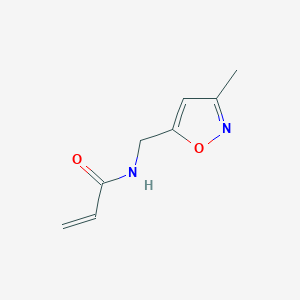 N-[(3-methyl-1,2-oxazol-5-yl)methyl]prop-2-enamide