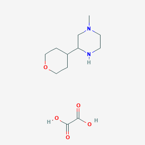 1-Methyl-3-(oxan-4-yl)piperazine oxalic acid