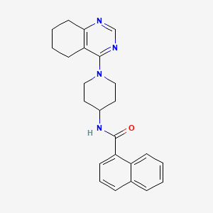 molecular formula C24H26N4O B2692433 N-[1-(5,6,7,8-tetrahydroquinazolin-4-yl)piperidin-4-yl]naphthalene-1-carboxamide CAS No. 1903510-89-3
