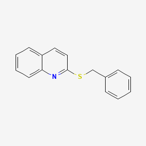 molecular formula C16H13NS B2692583 2-(Benzylthio)quinoline CAS No. 116249-87-7