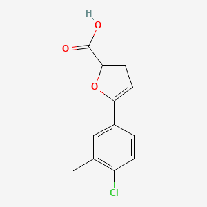 5-(4-Chloro-3-methylphenyl)furan-2-carboxylic acid