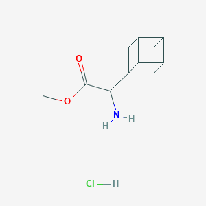 Methyl 2-amino-2-cuban-1-ylacetate;hydrochloride