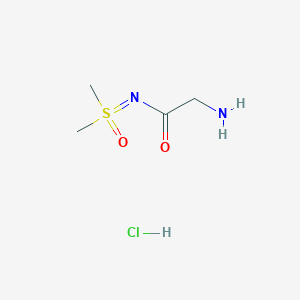 2-amino-N-[dimethyl(oxo)-lambda6-sulfanylidene]acetamide hydrochloride