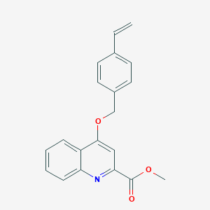 Methyl 4-((4-vinylbenzyl)oxy)quinoline-2-carboxylate