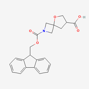 B2692746 2-(((9H-Fluoren-9-yl)methoxy)carbonyl)-5-oxa-2-azaspiro[3.4]octane-7-carboxylic acid CAS No. 2219378-78-4