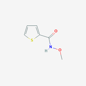 molecular formula C6H7NO2S B026929 N-methoxythiophene-2-carboxamide CAS No. 103185-33-7