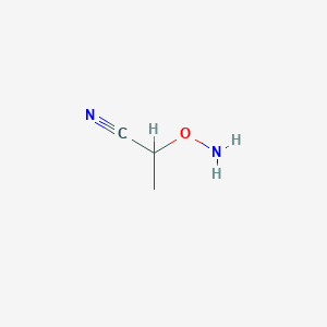 molecular formula C3H6N2O B2693011 2-(Aminooxy)propanenitrile CAS No. 1510417-69-2