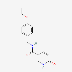 molecular formula C15H16N2O3 B2693016 N-[(4-ethoxyphenyl)methyl]-6-hydroxypyridine-3-carboxamide CAS No. 1252818-72-6