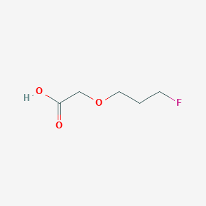 molecular formula C5H9FO3 B2693056 2-(3-Fluoropropoxy)acetic acid CAS No. 1592473-74-9