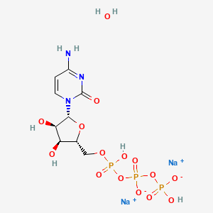 molecular formula C9H16N3Na2O15P3 B2693079 3'-NH2-CTP 