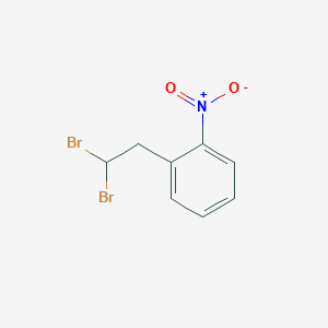 molecular formula C8H7Br2NO2 B2693130 1-(2,2-Dibromoethyl)-2-nitrobenzene CAS No. 282103-12-2