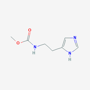 molecular formula C7H11N3O2 B2693157 methyl N-[2-(1H-imidazol-5-yl)ethyl]carbamate CAS No. 1479082-84-2