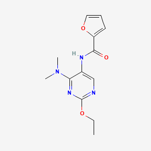 N-(4-(dimethylamino)-2-ethoxypyrimidin-5-yl)furan-2-carboxamide