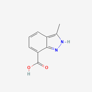 molecular formula C9H8N2O2 B2693245 3-methyl-1H-indazole-7-carboxylic acid CAS No. 1555382-87-0
