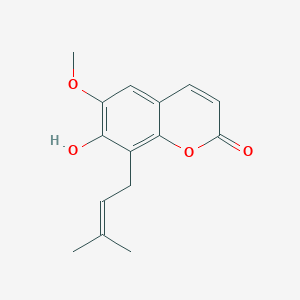 molecular formula C15H16O4 B026933 Cedrelopsin CAS No. 19397-28-5