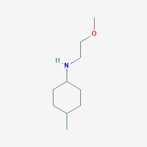 molecular formula C10H21NO B2693321 N-(2-methoxyethyl)-4-methylcyclohexan-1-amine CAS No. 416887-40-6