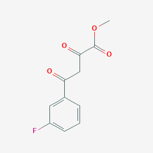 molecular formula C11H9FO4 B2693392 Methyl 4-(3-fluorophenyl)-2,4-dioxobutanoate CAS No. 1037130-71-4