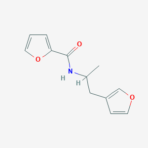 molecular formula C12H13NO3 B2693505 N-[1-(furan-3-yl)propan-2-yl]furan-2-carboxamide CAS No. 1795194-53-4