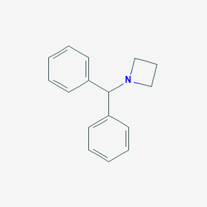 molecular formula C16H17N B026936 1-Benzhydrylazetidine CAS No. 107128-00-7