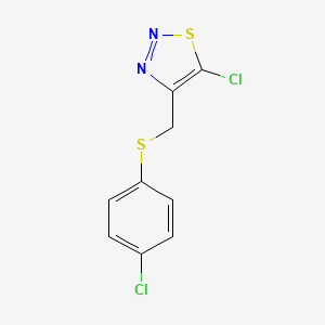 4-Chlorophenyl (5-chloro-1,2,3-thiadiazol-4-yl)methyl sulfide