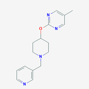 5-Methyl-2-[1-(pyridin-3-ylmethyl)piperidin-4-yl]oxypyrimidine
