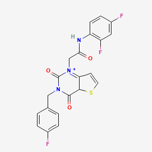N-(2,4-difluorophenyl)-2-{3-[(4-fluorophenyl)methyl]-2,4-dioxo-1H,2H,3H,4H-thieno[3,2-d]pyrimidin-1-yl}acetamide
