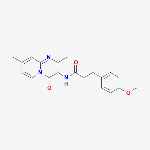 N-(2,8-dimethyl-4-oxo-4H-pyrido[1,2-a]pyrimidin-3-yl)-3-(4-methoxyphenyl)propanamide