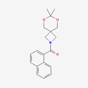 (7,7-Dimethyl-6,8-dioxa-2-azaspiro[3.5]nonan-2-yl)(naphthalen-1-yl)methanone
