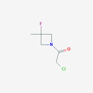 2-Chloro-1-(3-fluoro-3-methyl-azetidin-1-yl)ethanone