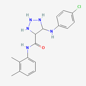 5-(4-chloroanilino)-N-(2,3-dimethylphenyl)triazolidine-4-carboxamide