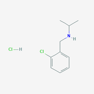 molecular formula C10H15Cl2N B2693840 N-(2-Chlorobenzyl)-2-propanamine hydrochloride CAS No. 103275-31-6; 46054-87-9
