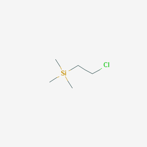 molecular formula C5H13ClSi B2693847 (2-chloroethyl)trimethylsilane CAS No. 17336-78-6; 7787-87-3