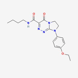 molecular formula C18H23N5O3 B2693902 N-butyl-8-(4-ethoxyphenyl)-4-oxo-4H,6H,7H,8H-imidazo[2,1-c][1,2,4]triazine-3-carboxamide CAS No. 946311-51-9