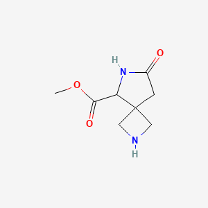 molecular formula C8H12N2O3 B2693921 Methyl 7-oxo-2,6-diazaspiro[3.4]octane-5-carboxylate CAS No. 2287262-76-2