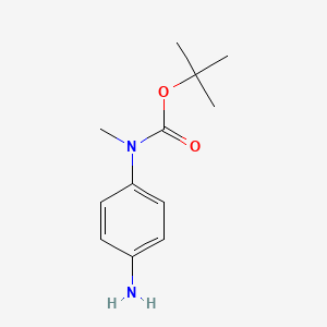 molecular formula C12H18N2O2 B2693923 (4-Amino-phenyl)-methyl-carbamic acid tert-butyl ester CAS No. 1092522-02-5