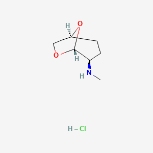 (1S,4R,5R)-N-Methyl-6,8-dioxabicyclo[3.2.1]octan-4-amine;hydrochloride