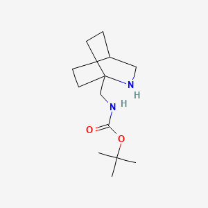 tert-butyl N-({2-azabicyclo[2.2.2]octan-1-yl}methyl)carbamate