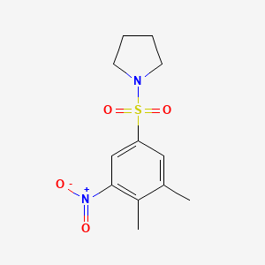 1-(3,4-Dimethyl-5-nitrobenzenesulfonyl)pyrrolidine