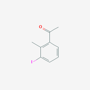 molecular formula C9H9IO B2694229 1-(3-Iodo-2-methylphenyl)ethanone CAS No. 52164-39-3