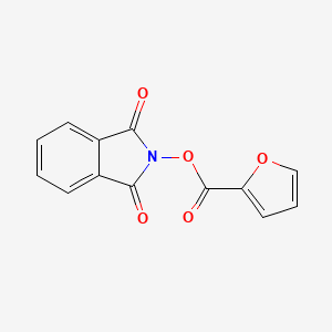 B2694383 2-[(furan-2-ylcarbonyl)oxy]-1H-isoindole-1,3(2H)-dione CAS No. 63591-87-7