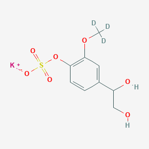 molecular formula C9H11KO7S B2694406 MHPG Sulfate D3 potassium salt CAS No. 474909-54-1