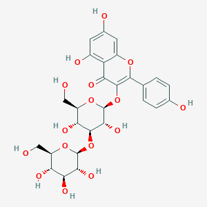 molecular formula C27H30O16 B2694420 Kaempferol 3-b-laminaribioside CAS No. 75836-21-4