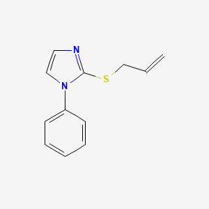 1-phenyl-2-(prop-2-en-1-ylsulfanyl)-1H-imidazole