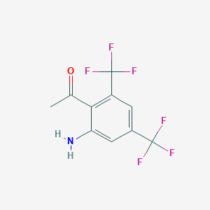 1-[2-Amino-4,6-bis(trifluoromethyl)phenyl]-1-ethanone