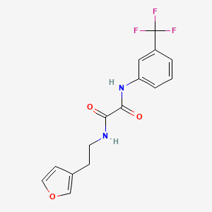 N1-(2-(furan-3-yl)ethyl)-N2-(3-(trifluoromethyl)phenyl)oxalamide